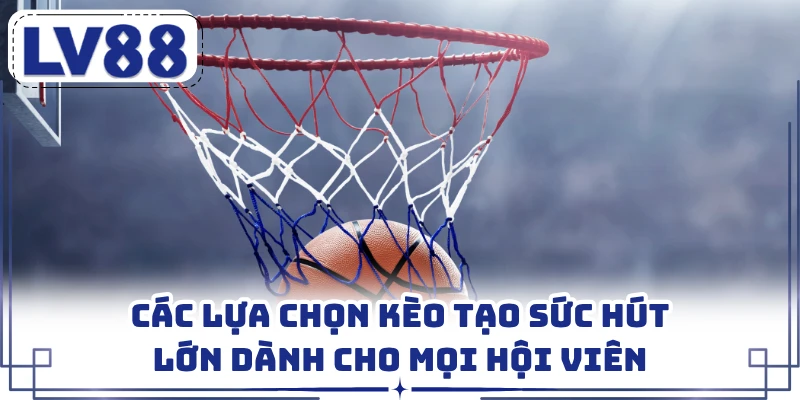 Các lựa chọn kèo tạo sức hút lớn dành cho mọi hội viên