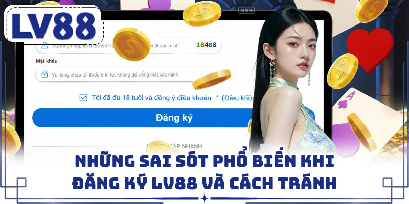 Những sai sót phổ biến khi đăng ký LV88 và cách tránh